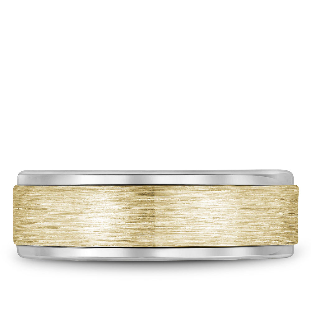 Bleu Royale Legacy Wedding Band 7.50mm Y&W 14k Gold