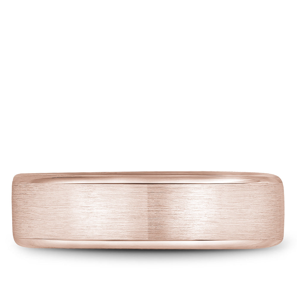 Bleu Royale Legacy Wedding Band 6.50mm Rose 18k Gold