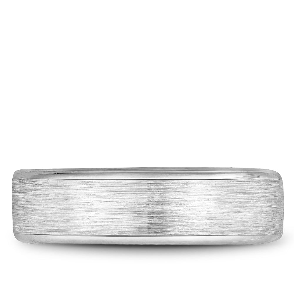 Bleu Royale Legacy Wedding Band 6.50mm White and Yellow 14k Gold