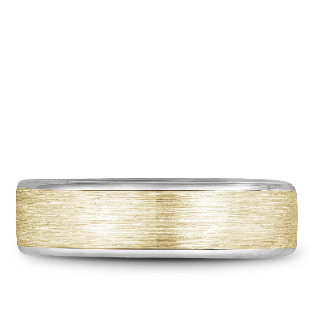 Bleu Royale Legacy Wedding Band 6.50mm Y&W 18k Gold