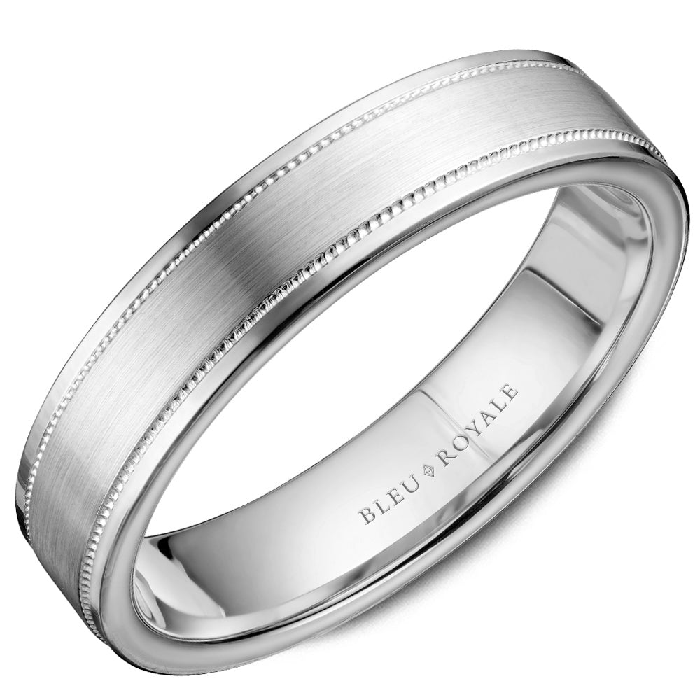 Bleu Royale Legacy Wedding Band 6.00mm Platinum