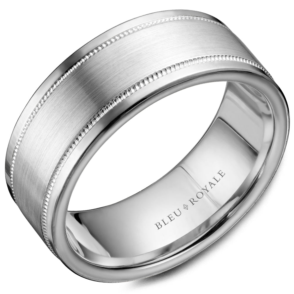Bleu Royale Legacy Wedding Band 8.50mm Platinum