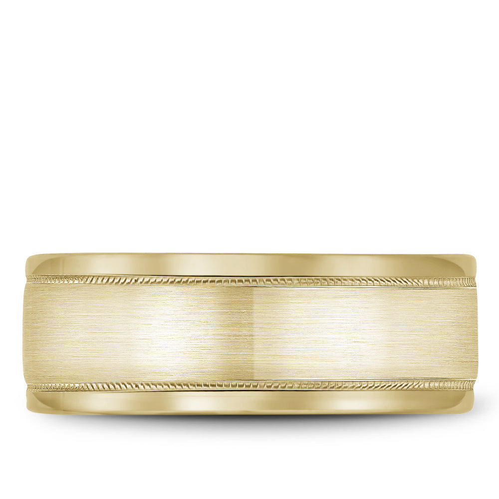 Bleu Royale Legacy Wedding Band 8.50mm Yellow 18k Gold