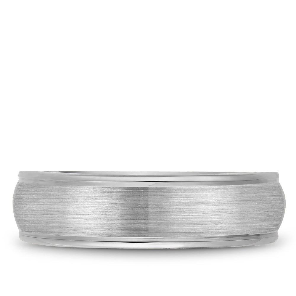 Bleu Royale Legacy Wedding Band 6.50mm White 18k Gold