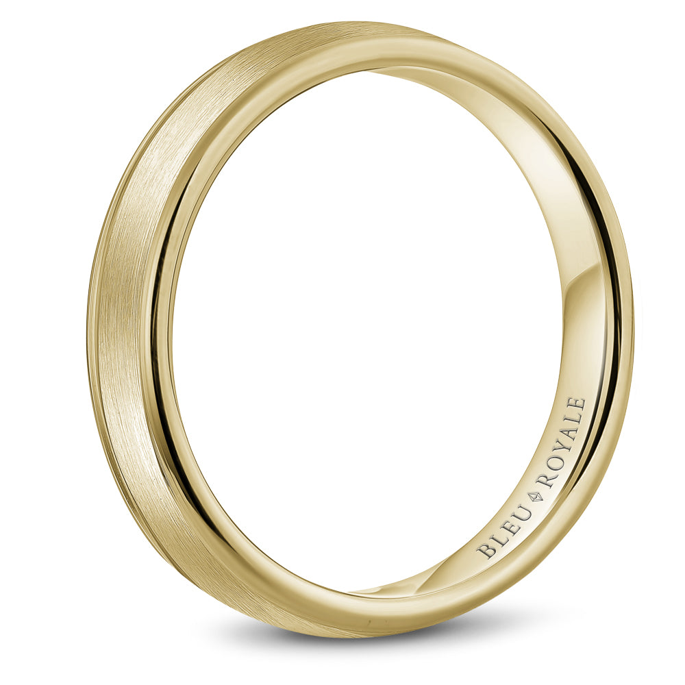 Bleu Royale Legacy Wedding Band 4.50mm Yellow 14k Gold