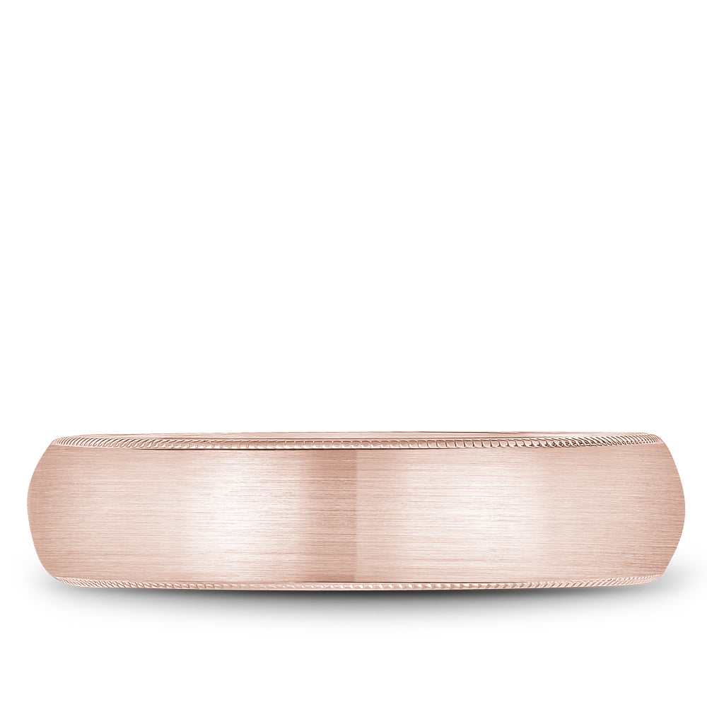 Bleu Royale Legacy Wedding Band 5.50mm Rose 18k Gold