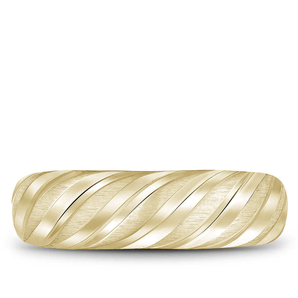 Bleu Royale Legacy Wedding Band 7.00mm Yellow 18k Gold