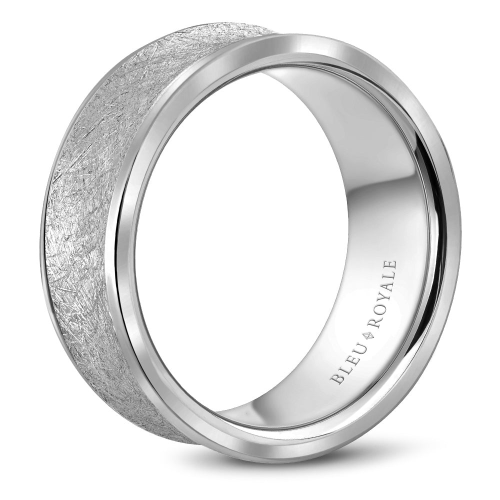 Bleu Royale Legacy Wedding Band 6.00mm White 18k Gold