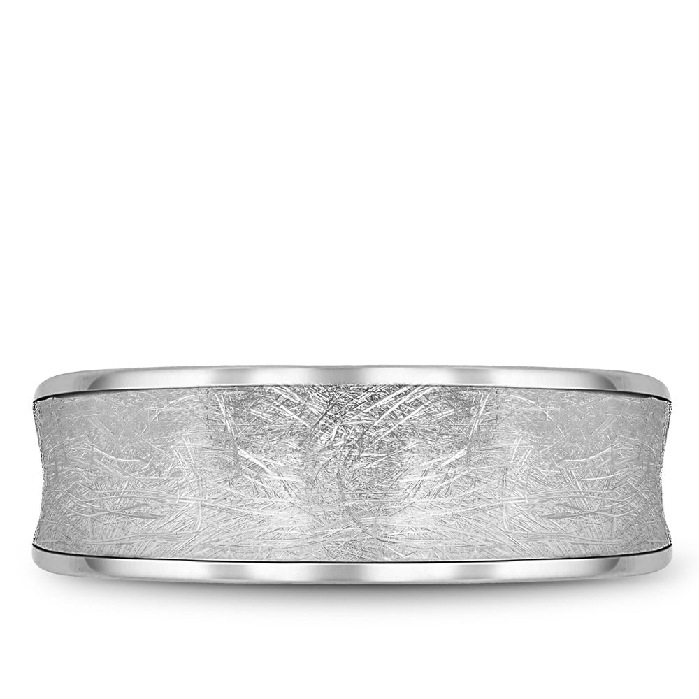 Bleu Royale Legacy Wedding Band 8.00mm White 18k Gold