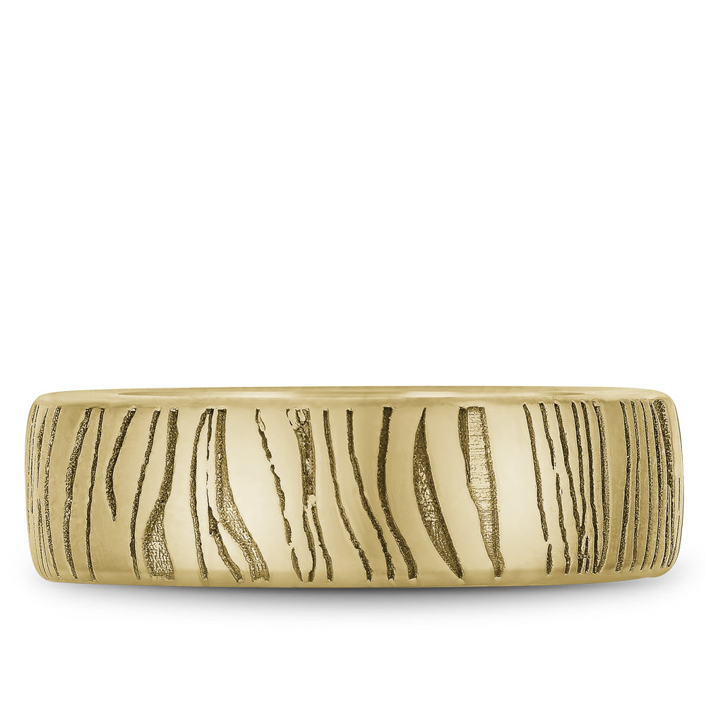 Bleu Royale Distinct Wedding Band 7.00mm Yellow 18k Gold