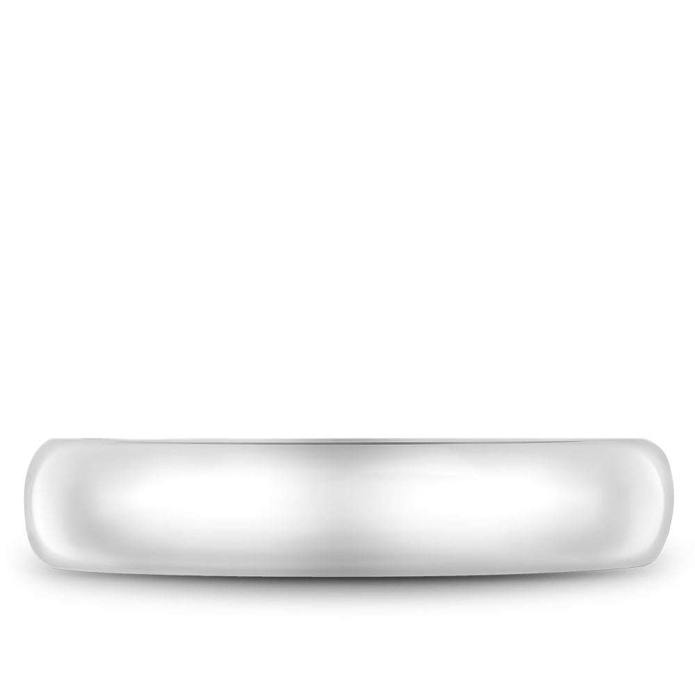 Bleu Royale Legacy Wedding Band 5.00mm White and Rose 18k Gold