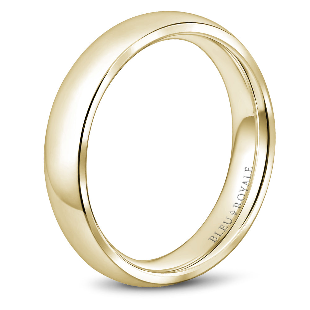 Bleu Royale Legacy Wedding Band 5.00mm Yellow 14k Gold