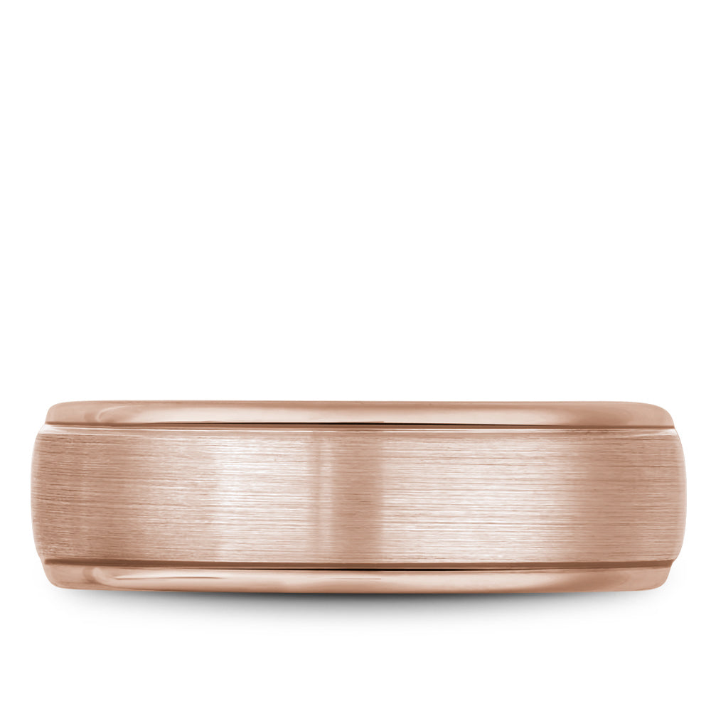 Bleu Royale Legacy Wedding Band 6.50mm Rose 14k Gold