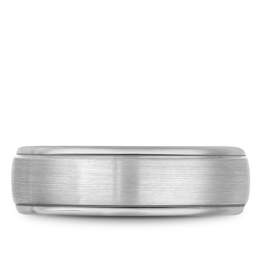 Bleu Royale Legacy Wedding Band 6.50mm White 18k Gold