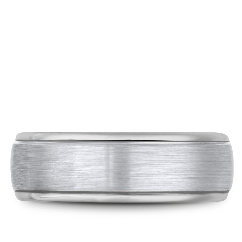 Bleu Royale Legacy Wedding Band 7.50mm White 14k Gold