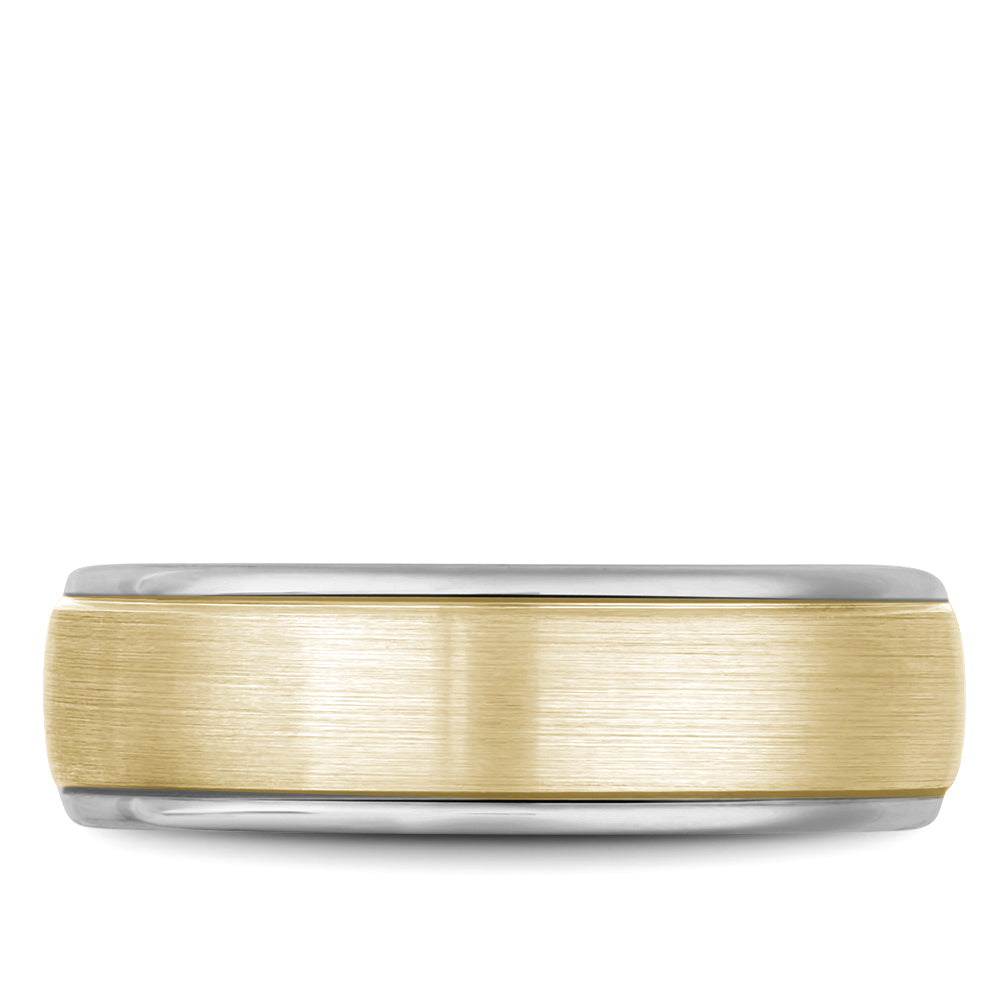 Bleu Royale Legacy Wedding Band 6.50mm Y&W 14k Gold