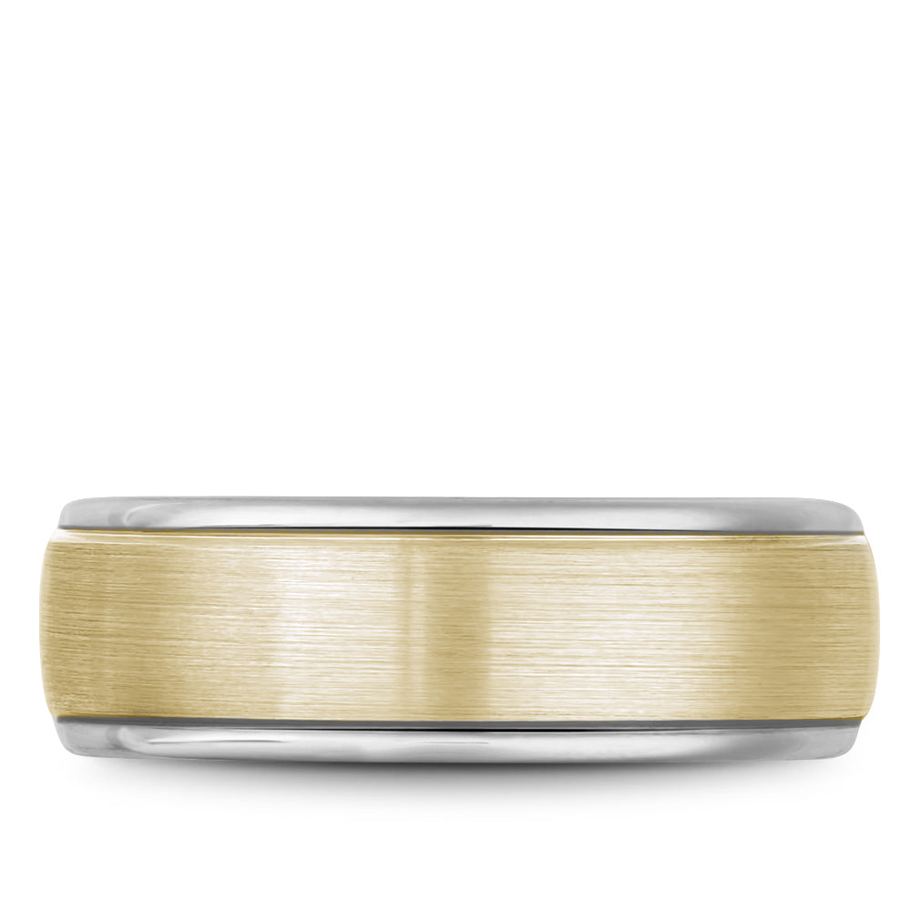 Bleu Royale Legacy Wedding Band 7.50mm Y&W 14k Gold