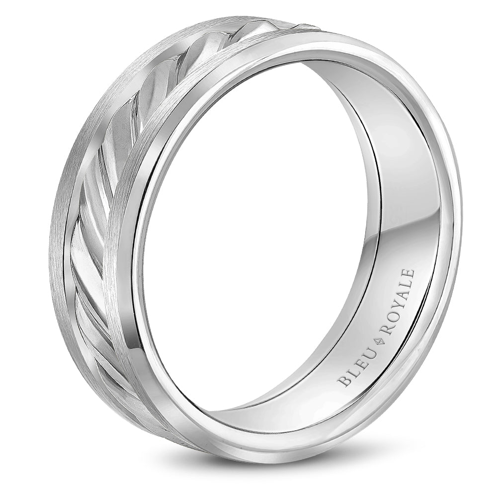 Bleu Royale Legacy Wedding Band 7.50mm Platinum