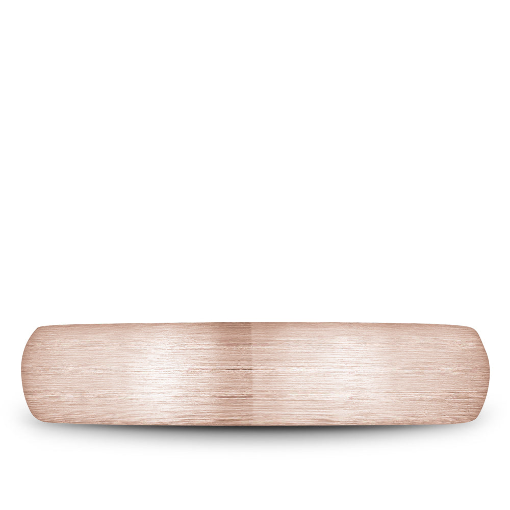 Bleu Royale Distinct Wedding Band 5.00mm Rose 14k Gold