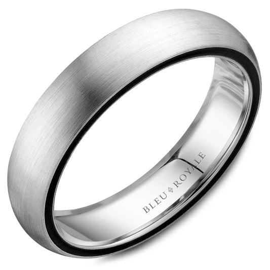 Bleu Royale Distinct Wedding Band 5.00mm Platinum