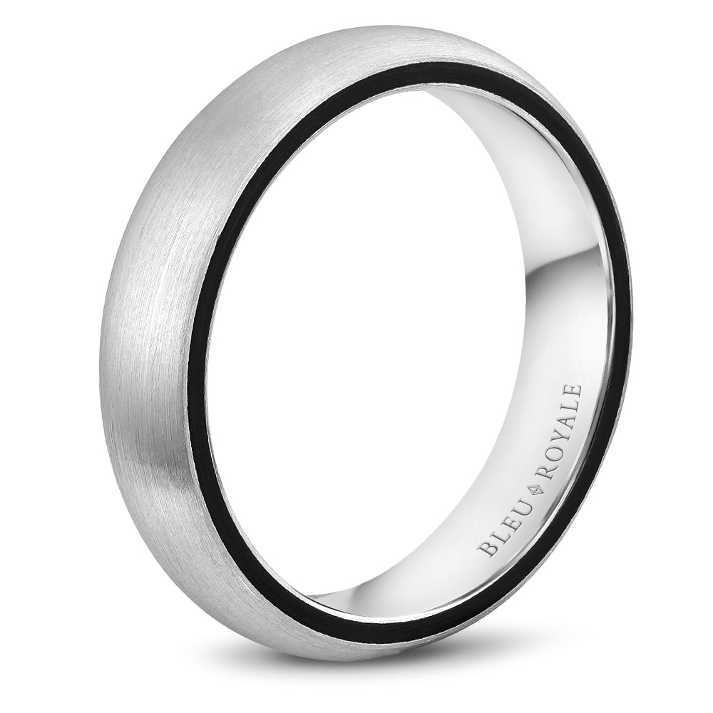 Bleu Royale Distinct Wedding Band 5.00mm Platinum