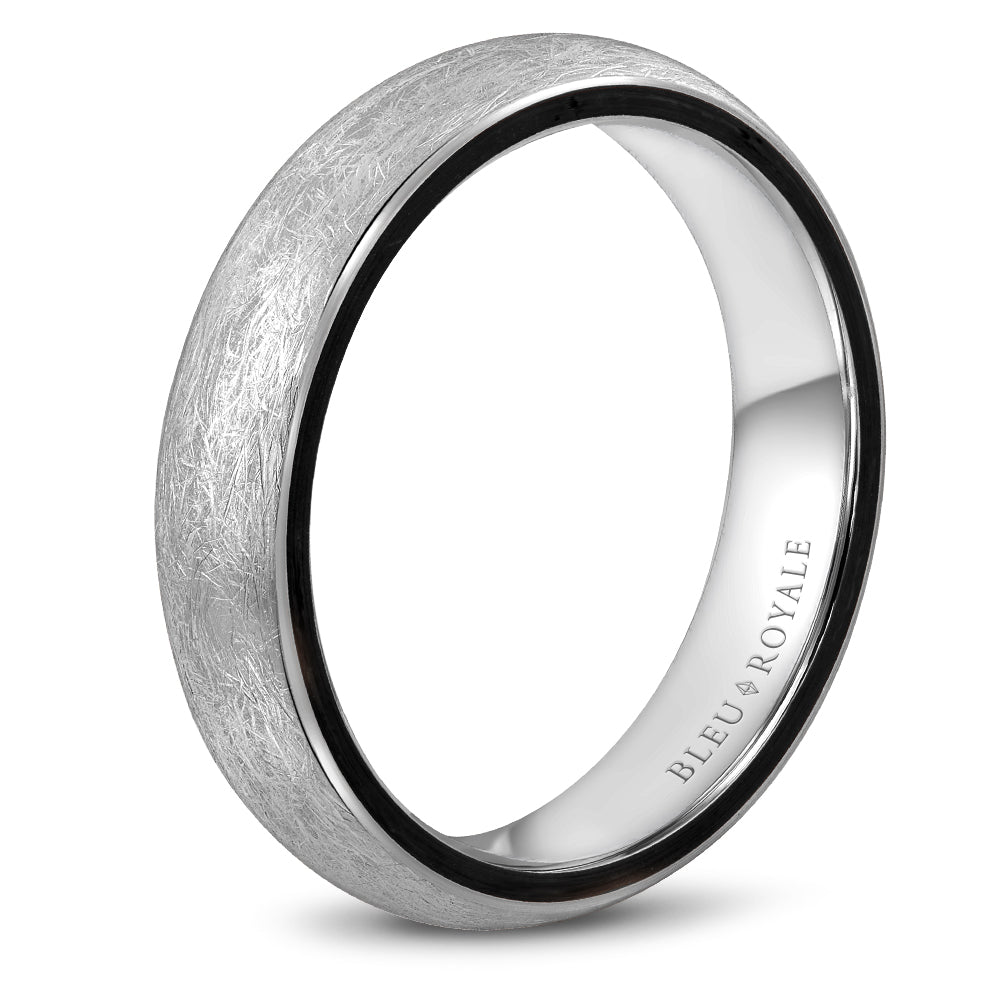 Bleu Royale Distinct Wedding Band 5.00mm Platinum