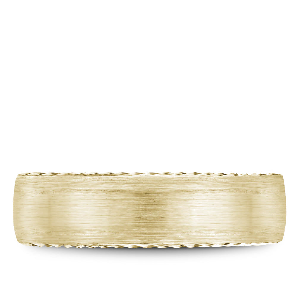 Bleu Royale Legacy Wedding Band 6.50mm Yellow 14k Gold