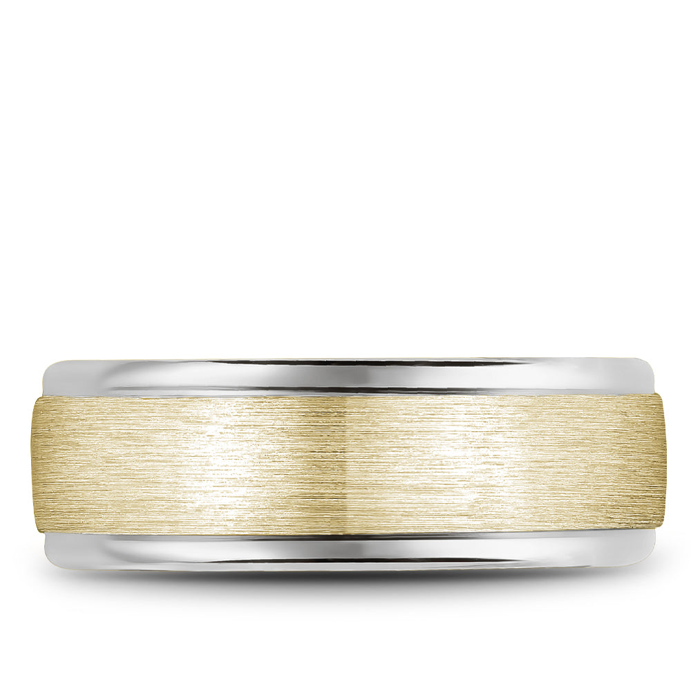 Bleu Royale Legacy Wedding Band 7.50mm Y&W 14k Gold