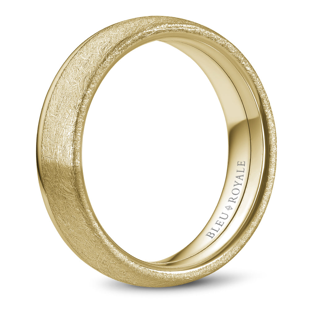 Bleu Royale Legacy Wedding Band 6.00mm Yellow 14k Gold