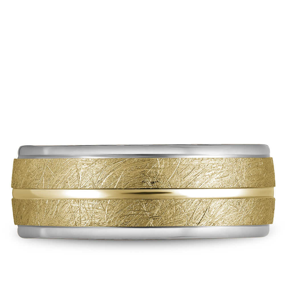 Bleu Royale Legacy Wedding Band 8.50mm Y&W 14k Gold