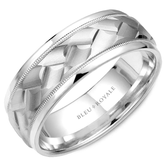 Bleu Royale Legacy Wedding Band 8.50mm Platinum