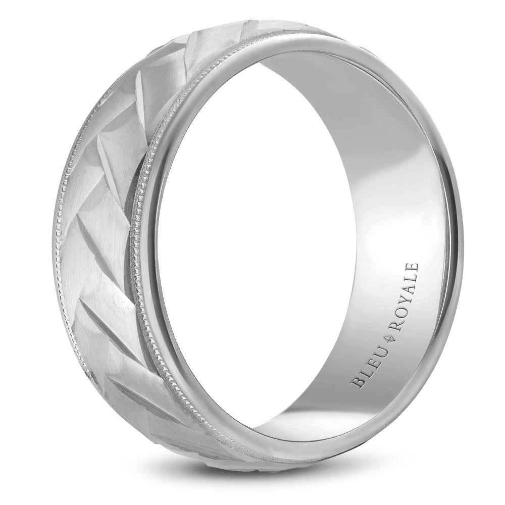 Bleu Royale Legacy Wedding Band 8.50mm Platinum