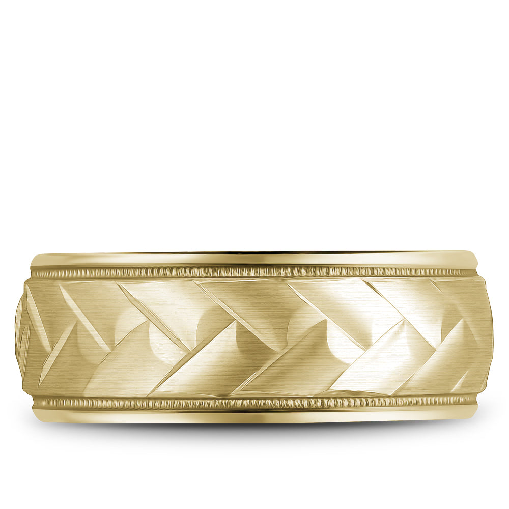 Bleu Royale Legacy Wedding Band 8.50mm Yellow 18k Gold