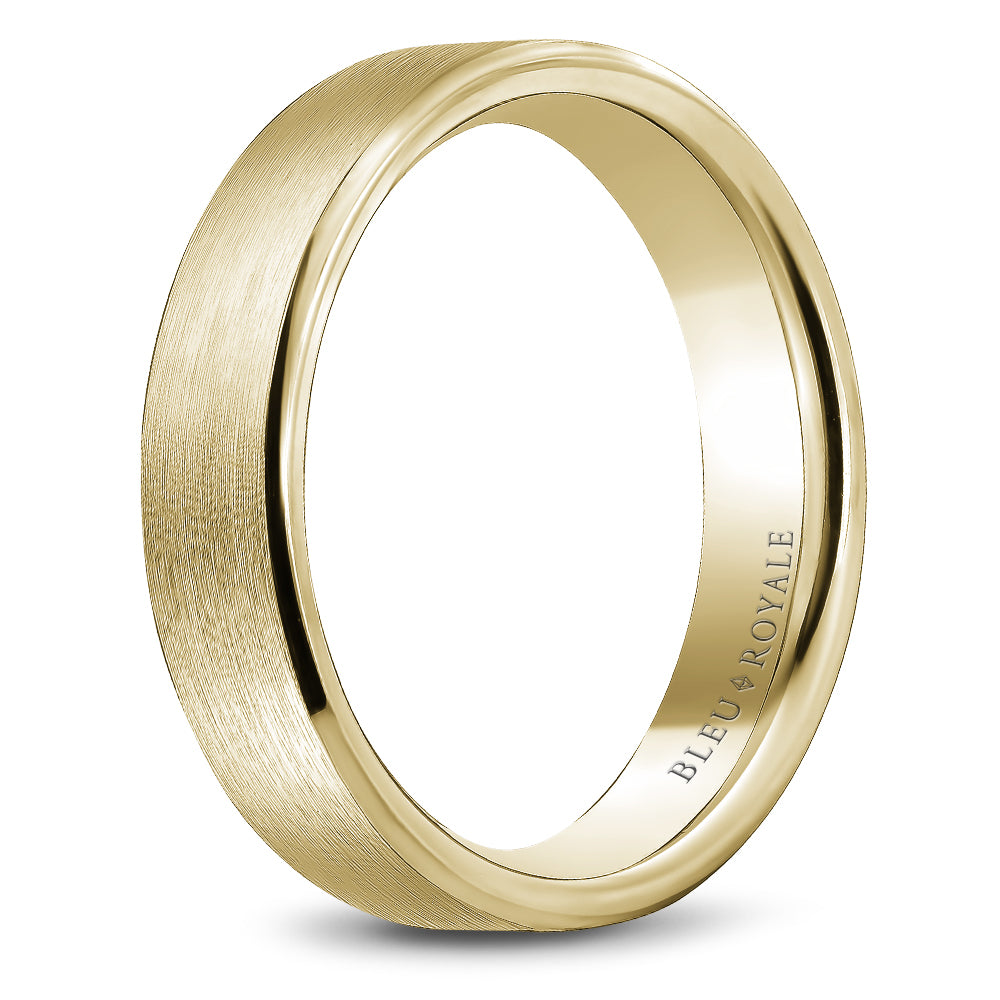Bleu Royale Legacy Wedding Band 5.50mm Yellow 14k Gold