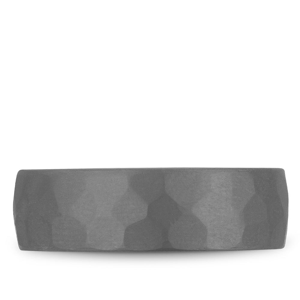 Bleu Royale Wedding Band 7.00mm 14k/Tantalum