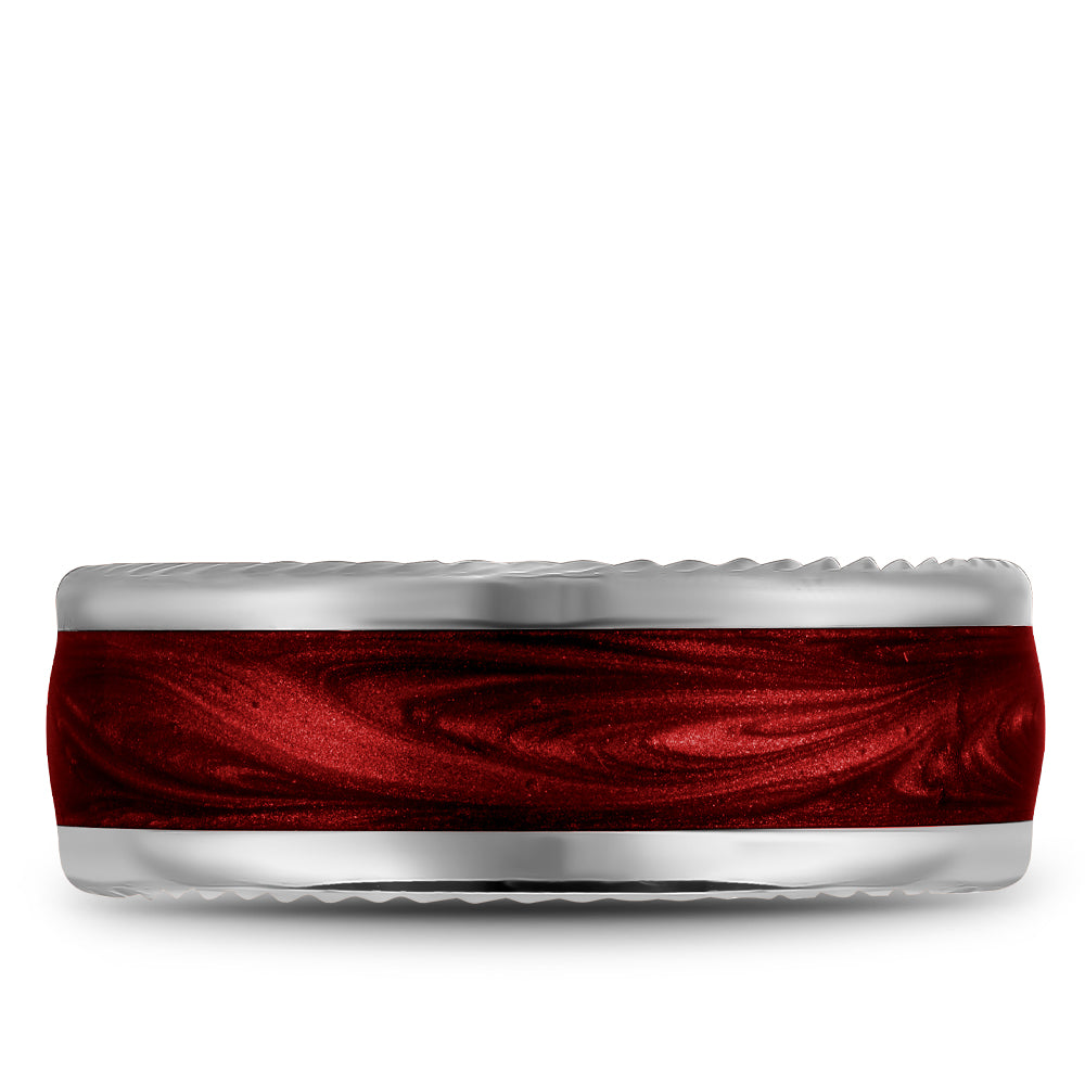 Bleu Royale Distinct Wedding Band 9.50mm Platinum