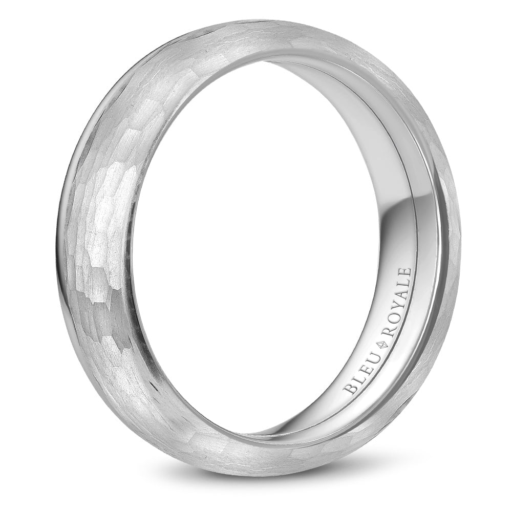 Bleu Royale Legacy Wedding Band 6.00mm White 18k Gold