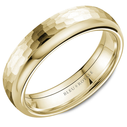 Bleu Royale Legacy Wedding Band 6.00mm Yellow 14k Gold