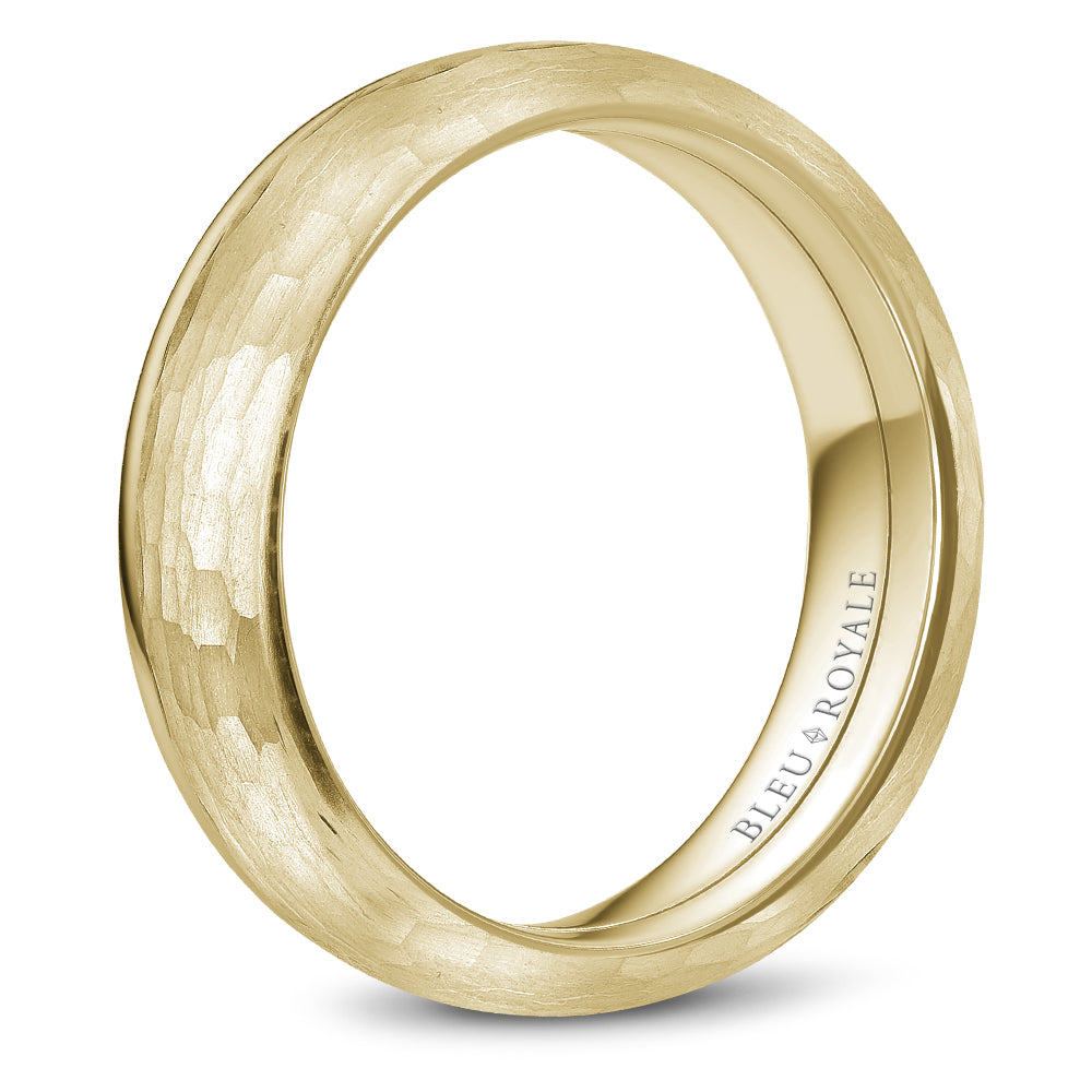 Bleu Royale Legacy Wedding Band 6.00mm Yellow 14k Gold