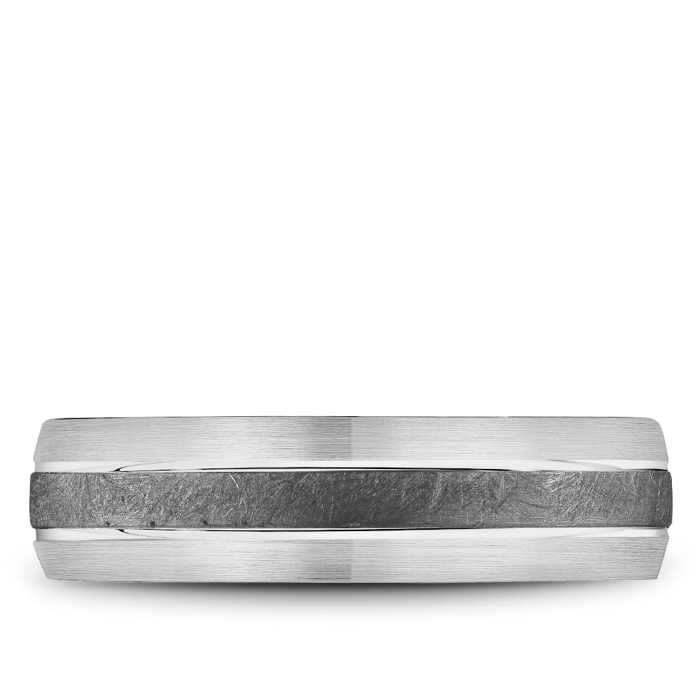 Bleu Royale Wedding Band 6.00mm 18k/Tantalum