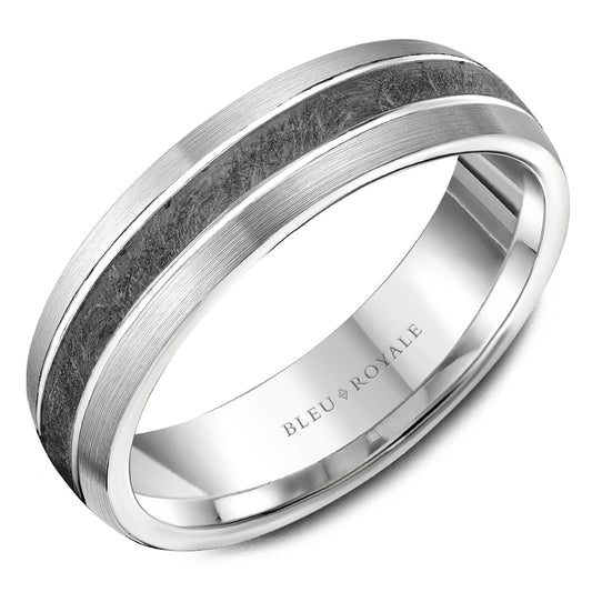 Bleu Royale Wedding Band 6.00mm Platinum 950/Tantalum