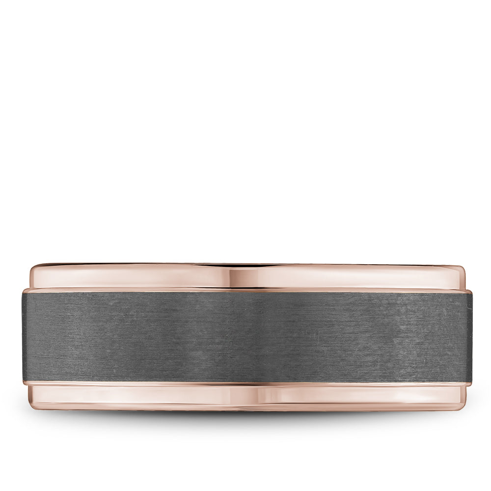 Bleu Royale Wedding Band 7.50mm 14k/Tantalum