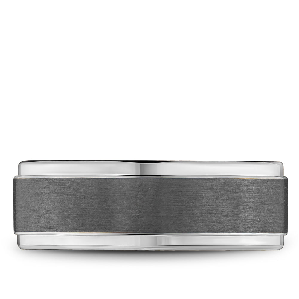 Bleu Royale Wedding Band 7.50mm 14k/Tantalum