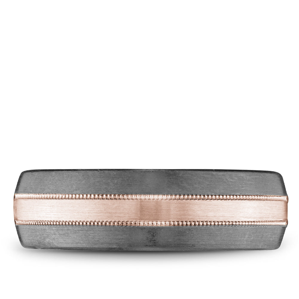 Bleu Royale Wedding Band 7.00mm 14k/Tantalum