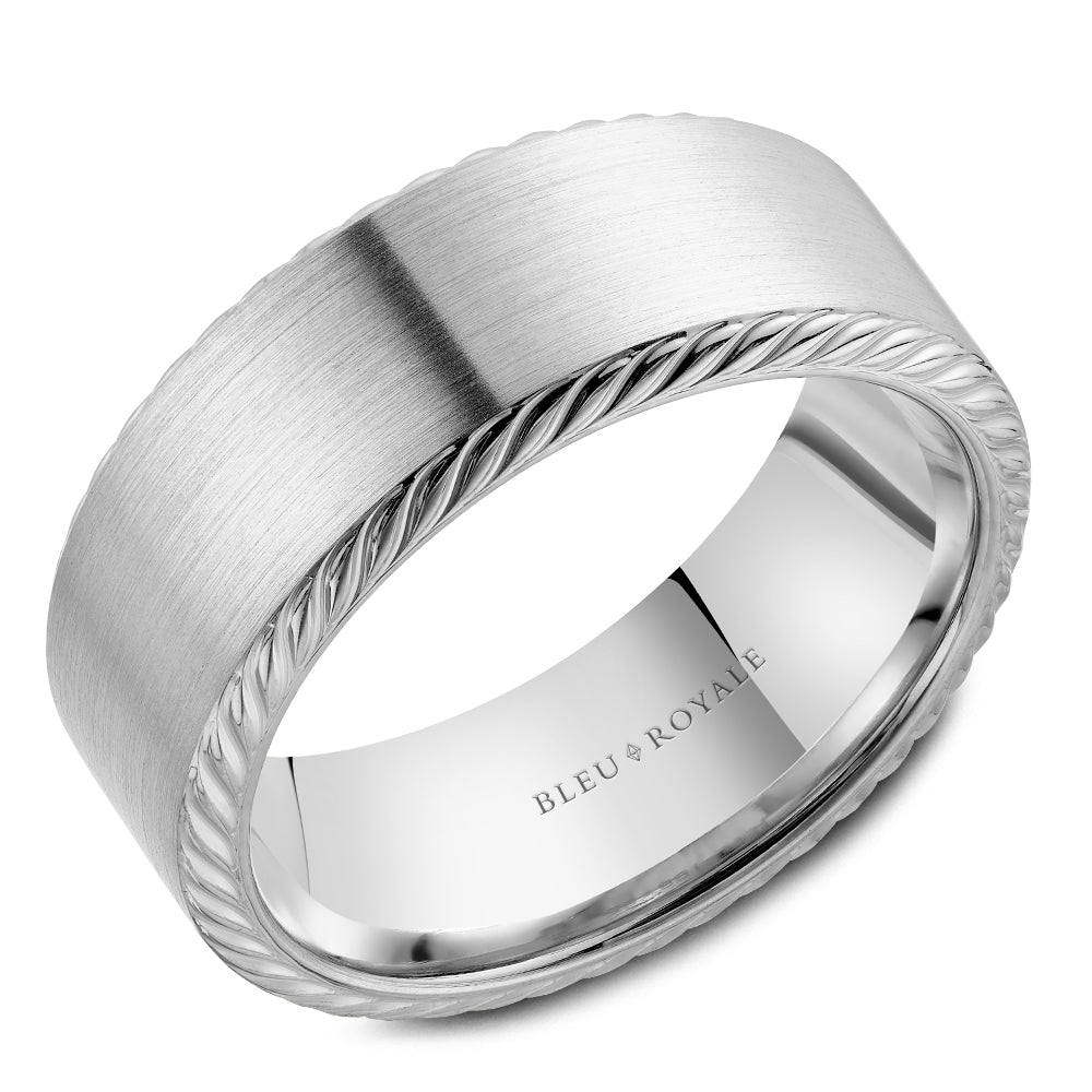 Bleu Royale Legacy Wedding Band 8.50mm Platinum