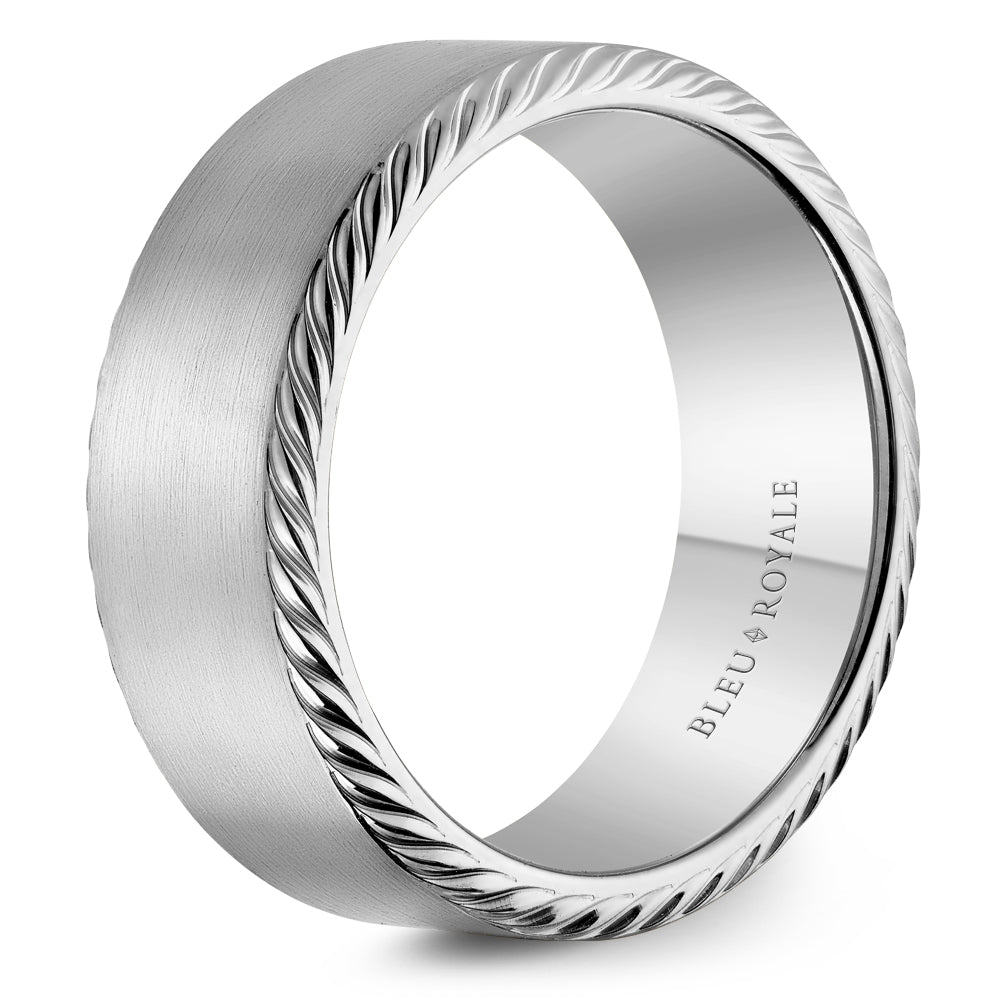 Bleu Royale Legacy Wedding Band 8.50mm Platinum