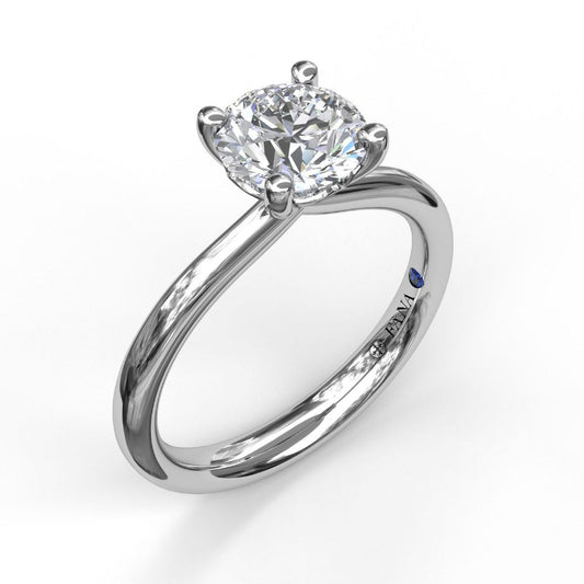 Fana Timeless Round Cut Solitaire Engagement Ring