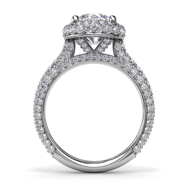 Fana Diamonds Galore Halo Engagement Ring