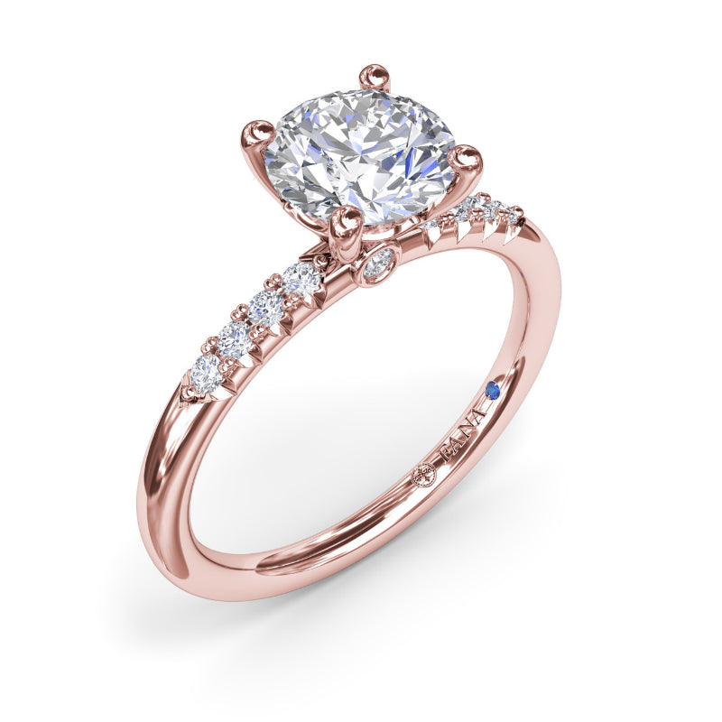 Fana Quarter Band Diamond Engagement Ring