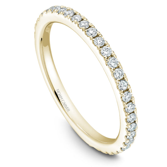 Noam Carver Stackable Yellow 18k Gold With 29 RD TCW 0.44ct